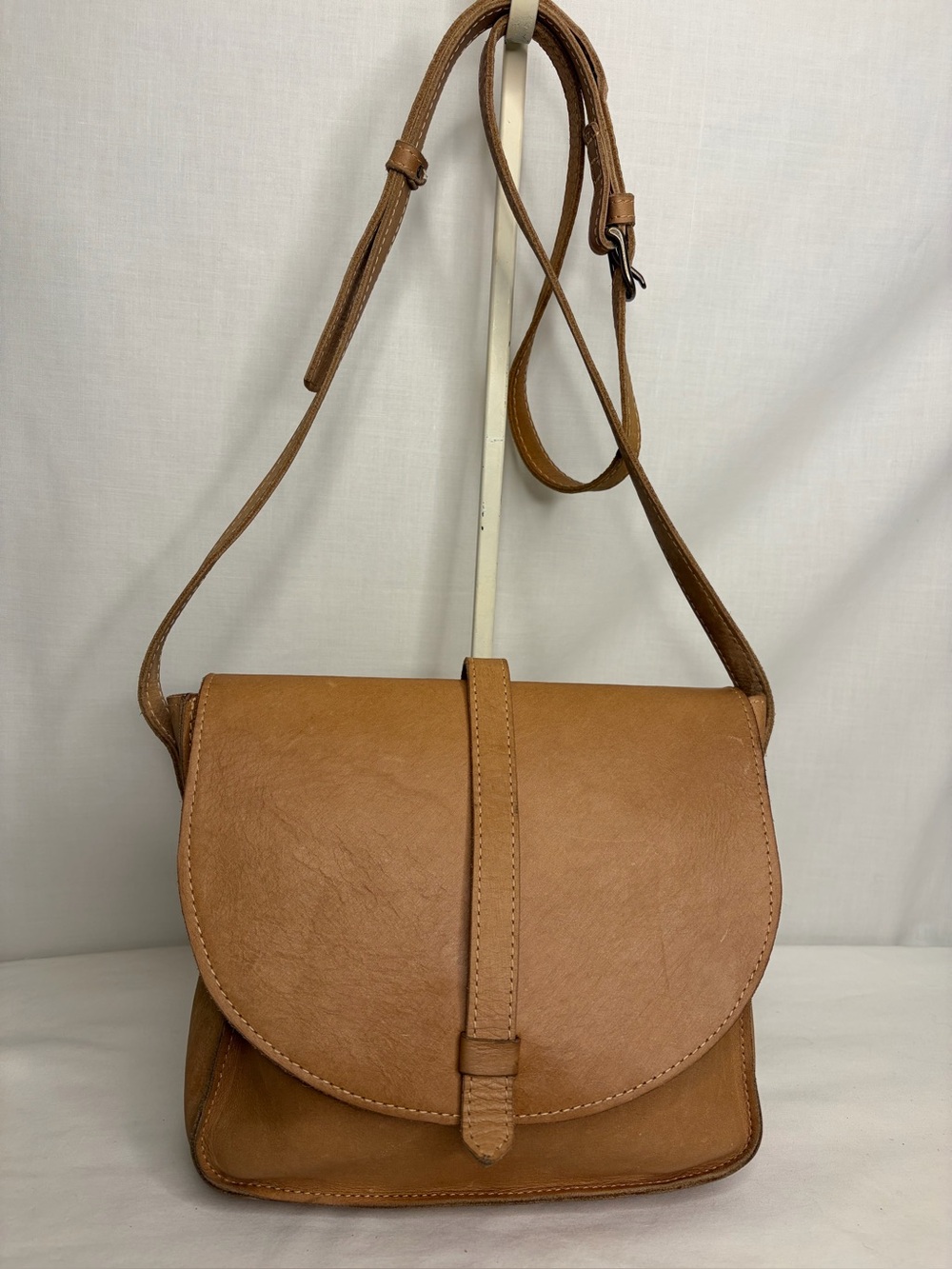 FashionABLE Leather Saddle Bag Tote/crossbody Vintage